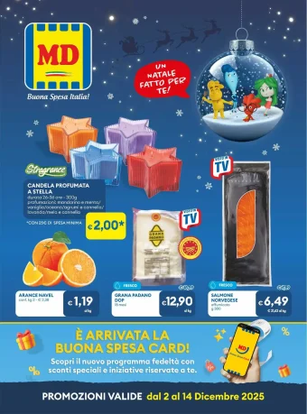 Volantino MD Natale Fatto Per Te fino al 14 dal 2/12/2025
