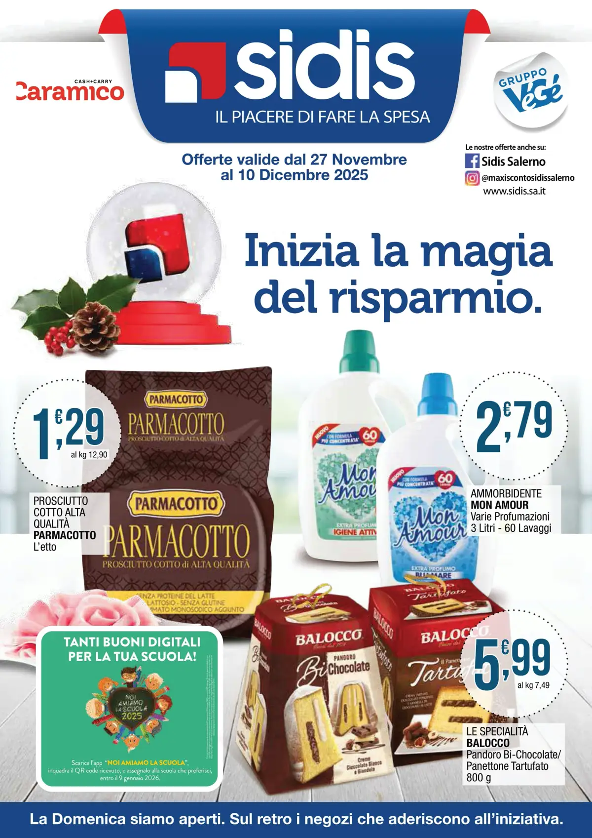 Volantino Sidis La Maglia del Risparmio dal 27/11 al 10/12/2025