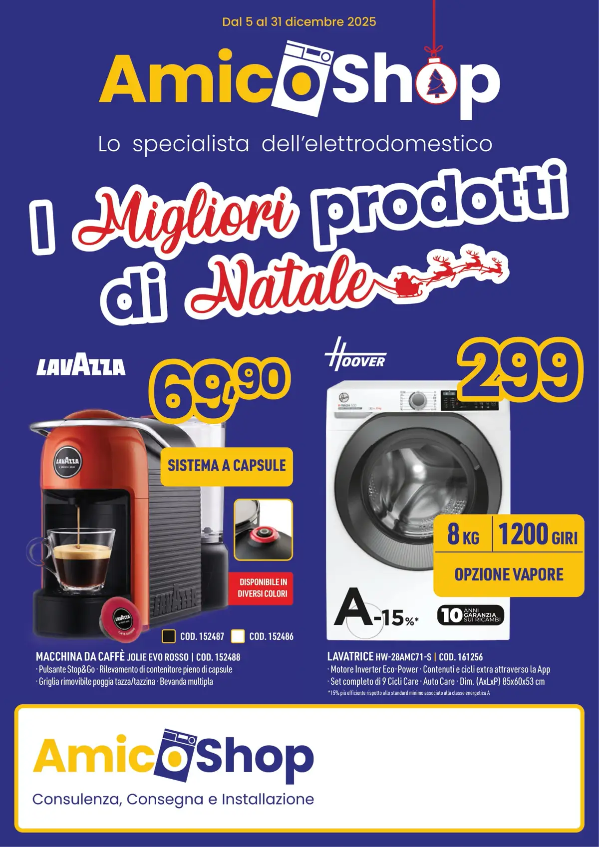 Volantino Amico Shop Prodotti di Natale fino al 31 dal 5/12/2025