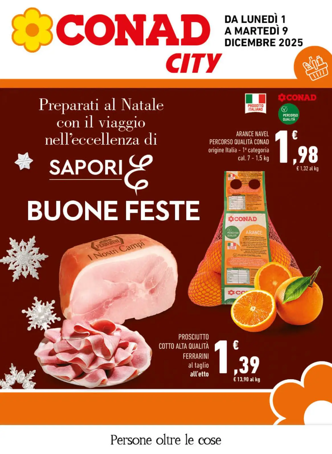 Volantino Conad City Sapori e Buone Feste dal 1 al 9/12/2025