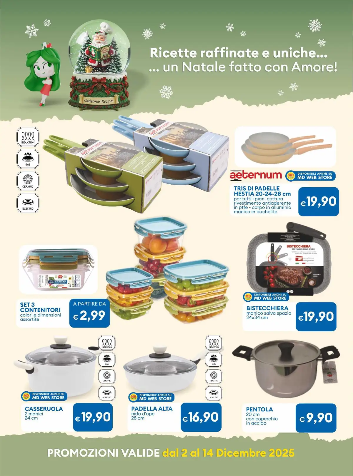 MD Per la tua Casa per Natale: volantino dal 2 al 14/12/2025