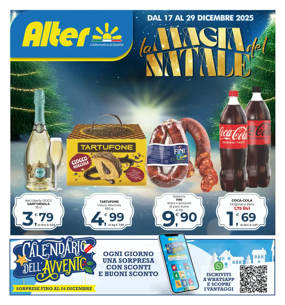 Volantino Alter Discount La Magia del Natale dal 17 al 29/12/2025