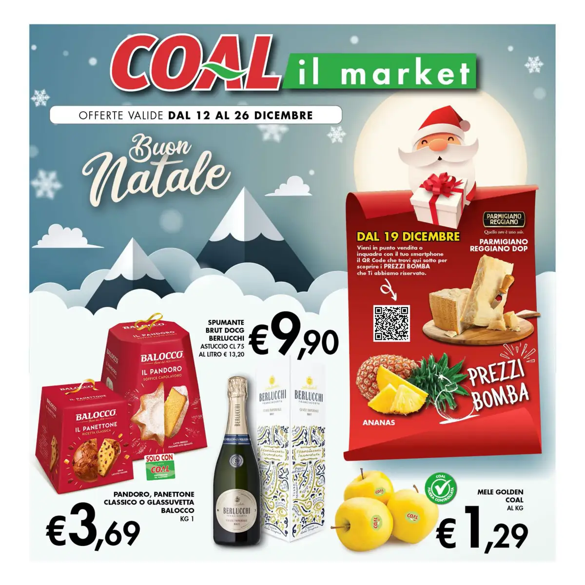 Volantino Coal Il Market Buon Natale dal 12 al 26/12/2025