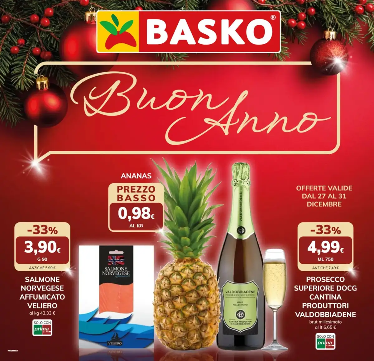 Volantino Basko Buon Anno dal 27 al 31/12/2026