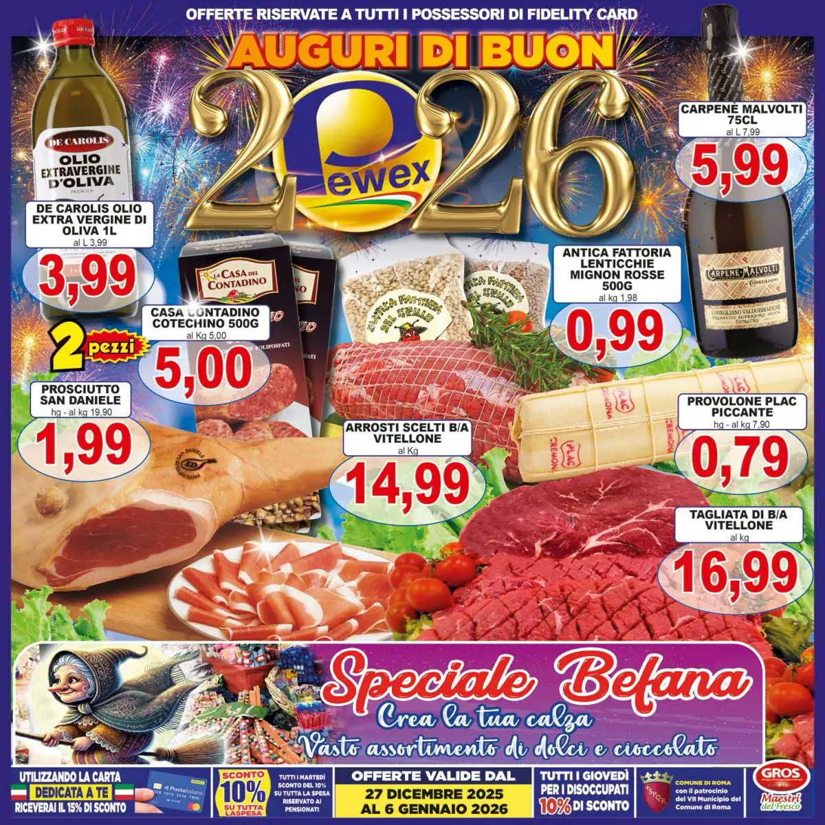 Volantino Pewex Buon 2026 dal 27/12/2025 al 6/01/2026