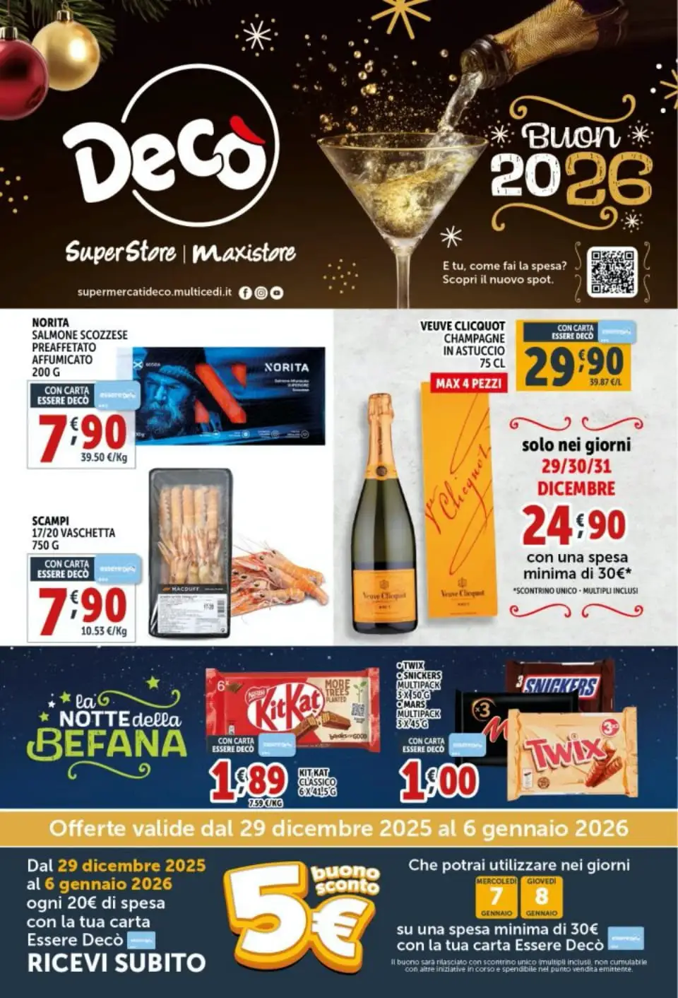 Volantino Decò Offerte Nuovo Anno dal 29/12/2025 al 6/01/2026
