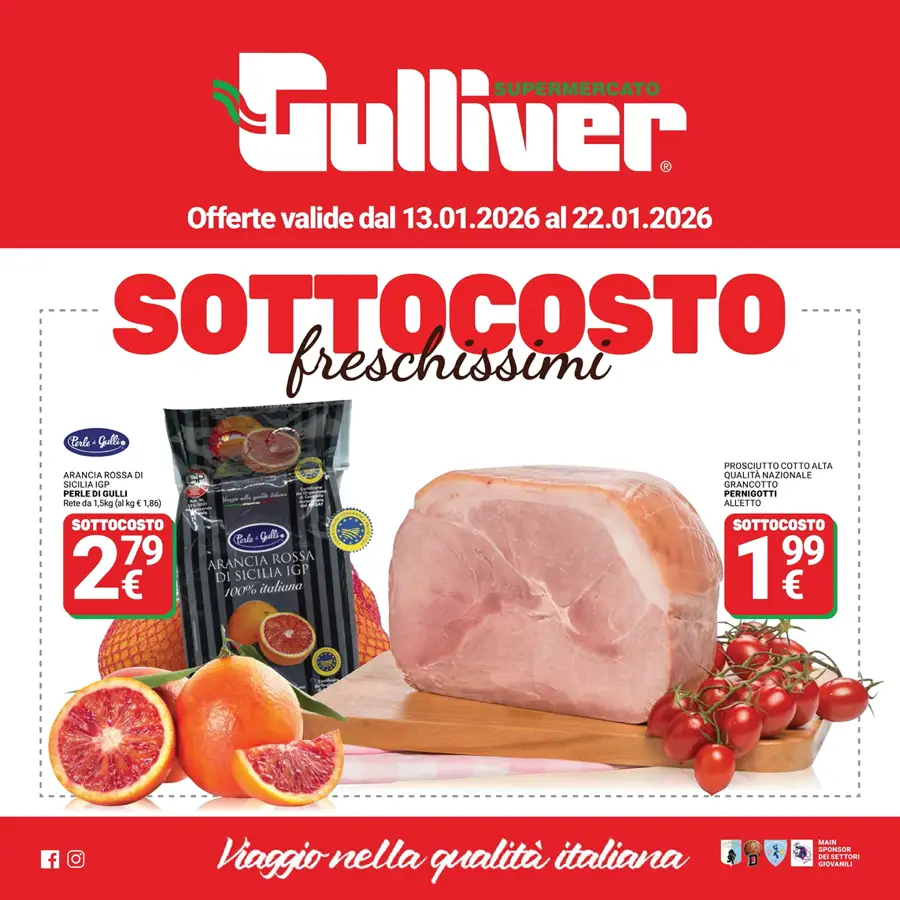 Volantino Gulliver Sottocosto fino al 22 dal 13/01/2026