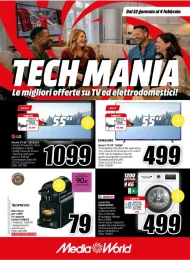 Volantino MediaWorld Tech Mania dal 22/01 al 4/02/2026