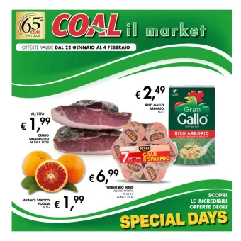 Volantino Coal Il Market Special Days dal 22/01 al 4/02/2026
