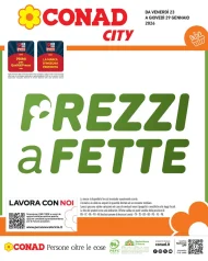 Volantino Conad City Prezzi a Fette dal 23 al 29/01/2026