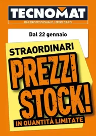 Volantino Tecnomat Straordinari Prezzi Stock dal 22/01/2026