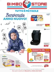 Volantino Bimbostore Benvenuto Anno Nuovo fino al 4/02/2026 Volantino Bimbostore Benvenuto Anno Nuovo fino al 4/02/2026
