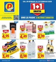Volantino DPiù 1+1 Gratis dal 26/01 all’8/02/2026