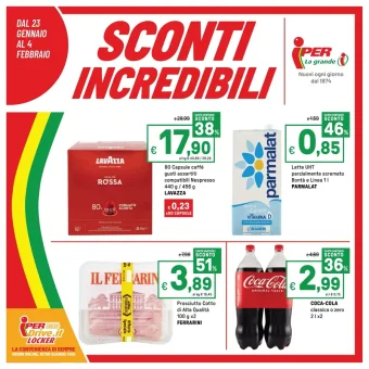 Volantino Iper la Grande i Sconti Incredibili dal 23/01 al 3/02/2026