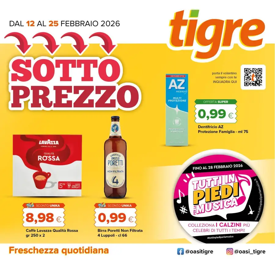 Volantino Tigre Sottoprezzo dal 12 al 25/02/2026