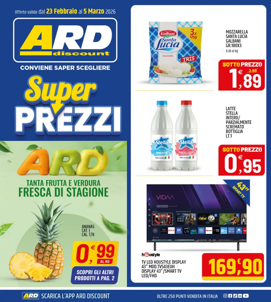 Volantino ARD Discount Super Prezzi dal 23/02 al 5/03/2026