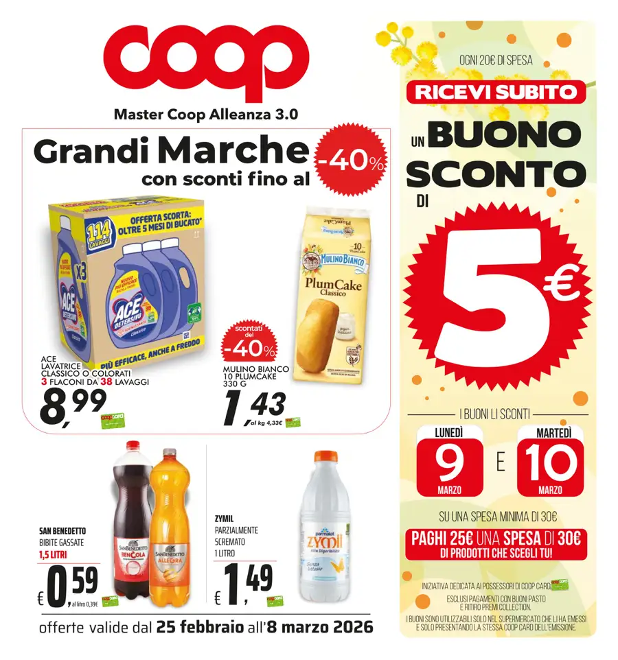 Volantino Coop Master Alleanza Grandi Marche fino all’8/03/2026