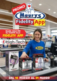 Volantino Maury’s Fidelity App dal 16 al 31/03/2026