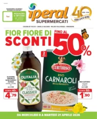 Volantino Iperal Sconti fino al 50% dall’8 al 21/04/2026