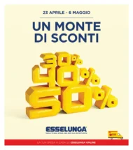 Volantino Esselunga Un Monte di Sconti dal 23/04 al 6/05/2026
