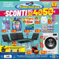 Volantino RisparmioCasa Sconti del 30% 40% 50% dal 23/04/2026