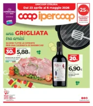Volantino Ipercoop Roma Una grigliata tra amici dal 23/4 fino al 6/5/2026