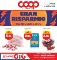 Volantino Coop Trentino Gran Risparmio dal 23/4 fino al 6/5/2026