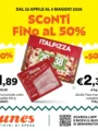 Volantino Unes Sconti fino al 50% dal 22/4 fino al 5/5/2026