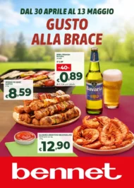 Volantino Bennet Gusto alla brace dal 30/4 fino al 13/5/2026