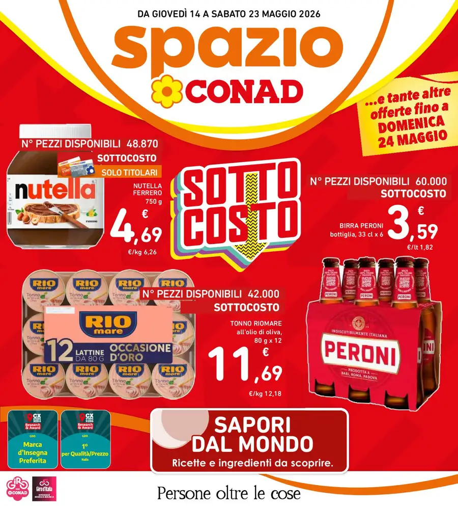 Spazio Conad Marche (offerte fino al 24 maggio) Spazio Conad Marche (offerte fino al 24 maggio)