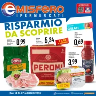 Volantino Emisfero Risparmio da scoprire dal 14/5 fino al 27/5/2026 Volantino Emisfero Risparmio da scoprire dal 14/5 fino al 27/5/2026