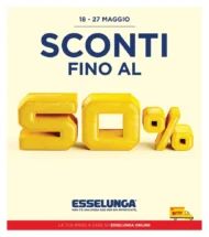 Volantino Esselunga Sconti fino al 50% dal 18/5 fino al 27/5/2026 Volantino Esselunga Sconti fino al 50% dal 18/5 fino al 27/5/2026
