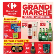 Volantino Carrefour Market Grandi Marche Sconti Imperdibili dal 19/5 fino al 3/6/2026 Volantino Carrefour Market Grandi Marche Sconti Imperdibili dal 19/5 fino al 3/6/2026
