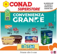 Volantino Conad Superstore Convenienza Grande dal 20/5 fino al 3/6/2026 Volantino Conad Superstore Convenienza Grande dal 20/5 fino al 3/6/2026