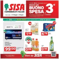 Volantino Sisa Prezzi Congelati dal 21/5 fino al 3/6/2026 Volantino Sisa Prezzi Congelati dal 21/5 fino al 3/6/2026