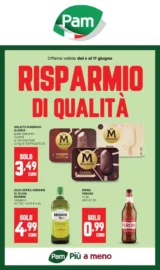Volantino Pam Risparmio di Qualità dal 4/6 fino al 17/6/2026 Volantino Pam Risparmio di Qualità dal 4/6 fino al 17/6/2026