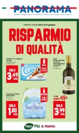 Volantino Panorama Risparmio di Qualità dal 4/6 fino al 17/6/2026 Volantino Panorama Risparmio di Qualità dal 4/6 fino al 17/6/2026
