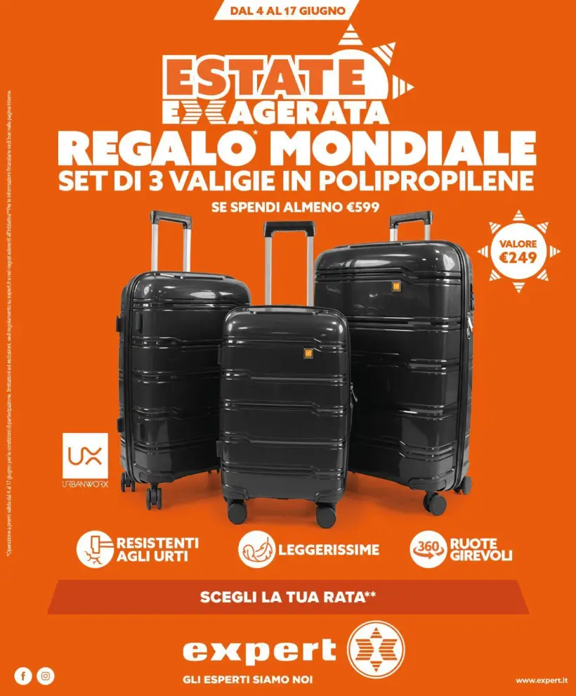 Volantino Expert Estate Exxagerata dal 4 al 17 giugno 2026