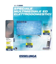 Volantino Esselunga Speciale multimediale ed elettrodomestici dal 8/6 fino al 17/6/2026 Volantino Esselunga Speciale multimediale ed elettrodomestici dal 8/6 fino al 17/6/2026