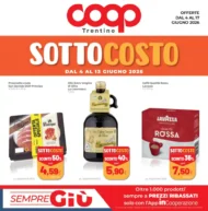 Volantino Coop Trentino Sottocosto dal 4/6 fino al 17/6/2026 Volantino Coop Trentino Sottocosto dal 4/6 fino al 17/6/2026