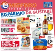 Volantino Emisfero Risparmio da gustare dal 11/6 fino al 24/6/2026 Volantino Emisfero Risparmio da gustare dal 11/6 fino al 24/6/2026