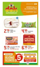 Volantino DOK Supermercati Offerte Carta Fedeltà dal 11/6 fino al 21/6/2026 Volantino DOK Supermercati Offerte Carta Fedeltà dal 11/6 fino al 21/6/2026
