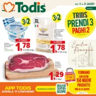 Volantino Todis Triiis Prendi 3 Paghi 2 dal 11/6 fino al 21/6/2026 Volantino Todis Triiis Prendi 3 Paghi 2 dal 11/6 fino al 21/6/2026
