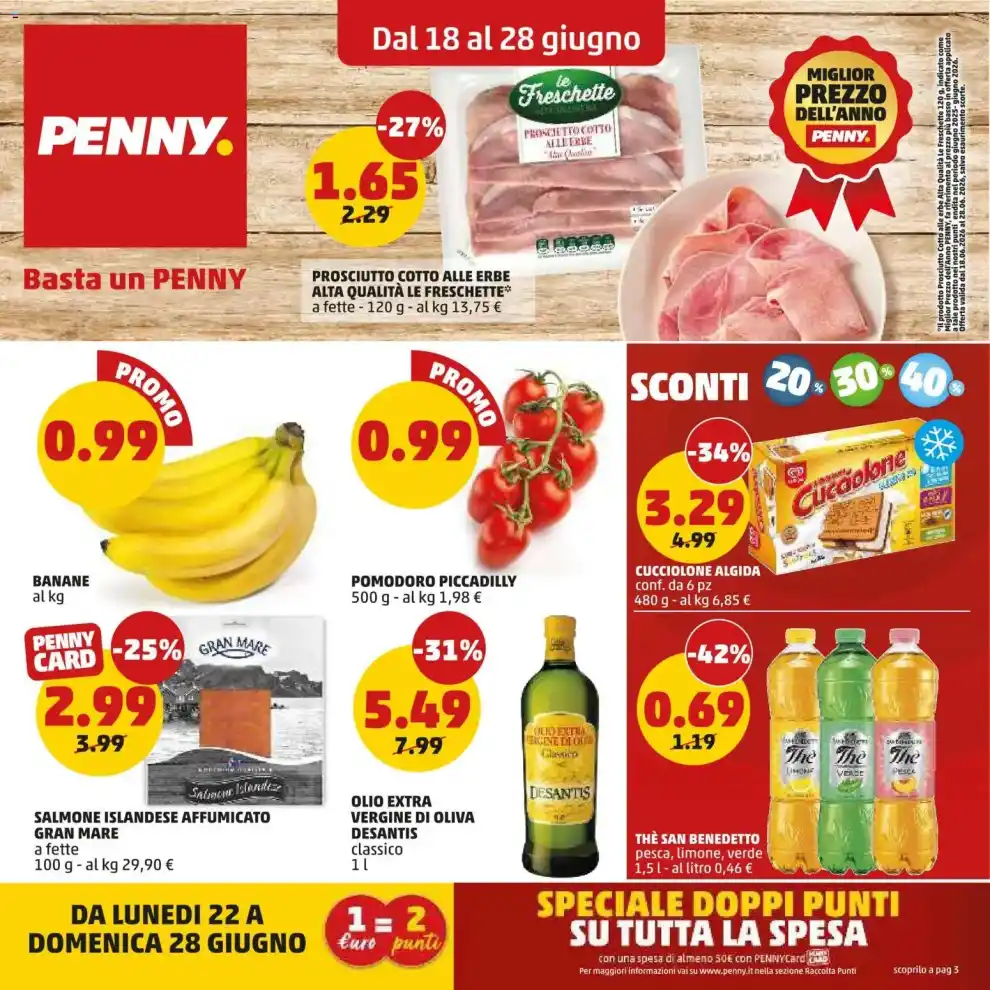 Volantino Penny Offerte fino al 28/6 dal 18/6/2026