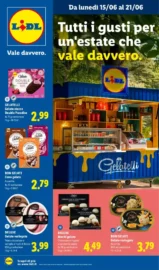 Volantino Lidl Tutti i Gusti per un’estate che vale davvero dal 15/6 fino al 21/6/2026