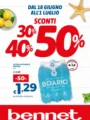 Volantino Bennet Sconti 30 40 50 dal 18/6 fino al 1/7/2026