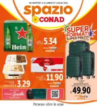 Volantino Spazio Conad Super Formati Super Prezzi dal 14/7 fino al 27/7/2026 Volantino Spazio Conad Super Formati Super Prezzi dal 14/7 fino al 27/7/2026