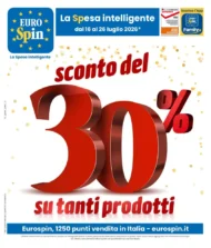 Volantino Eurospin La spesa intelligente dal 16/7 fino al 26/7/2026 Volantino Eurospin La spesa intelligente dal 16/7 fino al 26/7/2026
