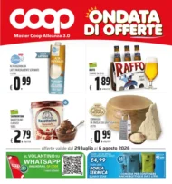 Volantino Coop Master Alleanza Ondata di offerte dal 29/7 fino al 6/8/2026