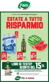 Volantino Pam Estate a tutto risparmio dal 30/7 fino al 12/8/2026
